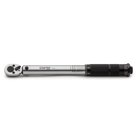 CAPRI TOOLS 1/4 in Drive Torque Wrench, 50-245 in-lb. CP31007